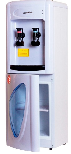 Кулер для воды Aqua Work напольный (нагрев, охлаждение) со шкафчиком для хранения